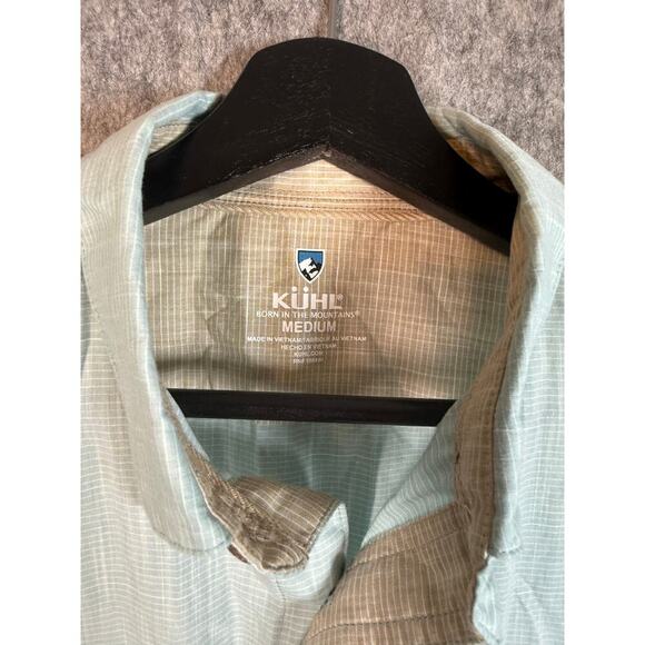 Kuhl Mens Karib Short Sleeve Outdoor Hiking Mens Casual Button Up - Medium 7460 - Picture 4 of 8